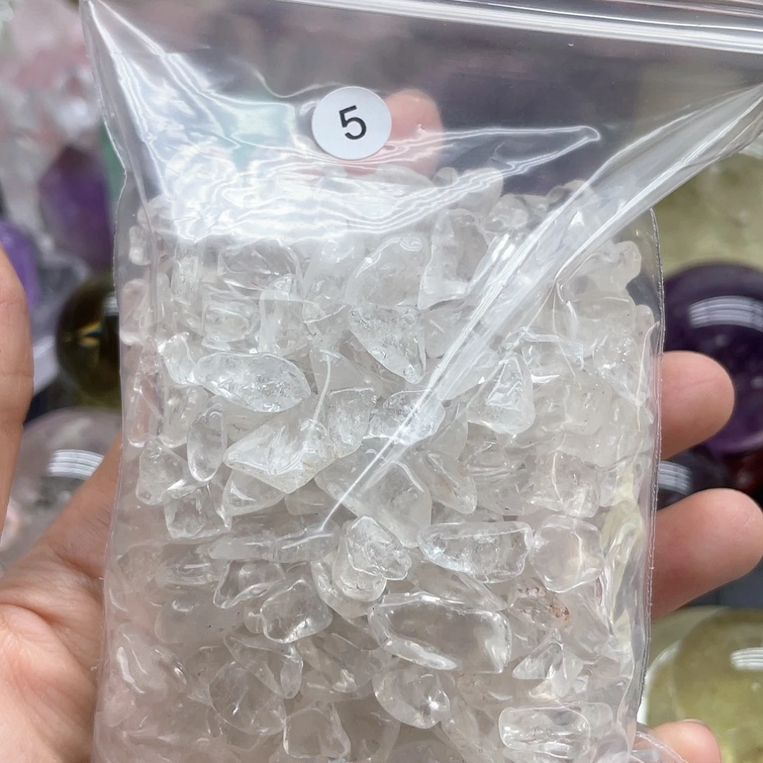 发晶未镶嵌珠宝半成品5白水晶碎石
