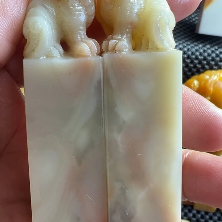 巴林石南*子貔貅对章一对