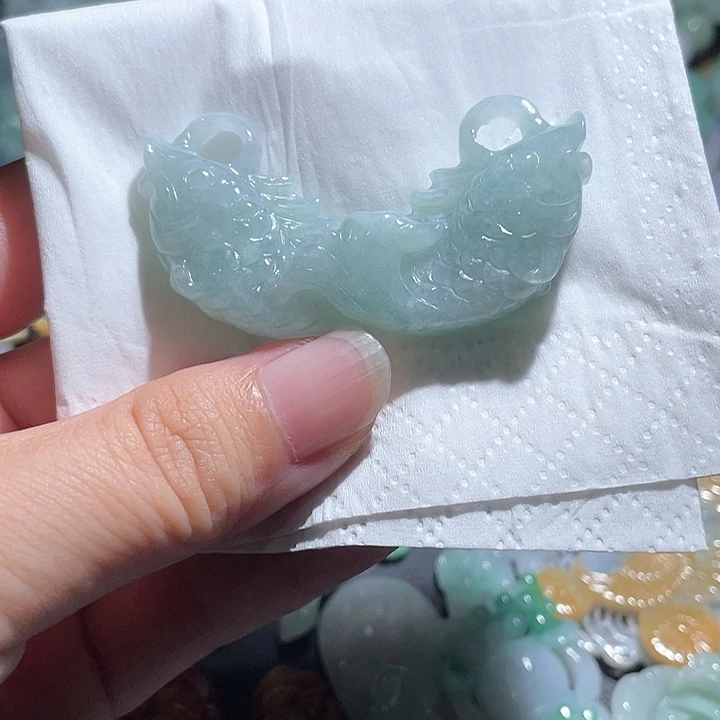 颈饰未镶嵌翡翠天