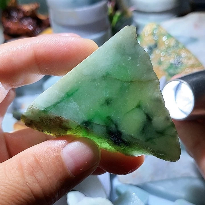 翡翠散珠边角料127