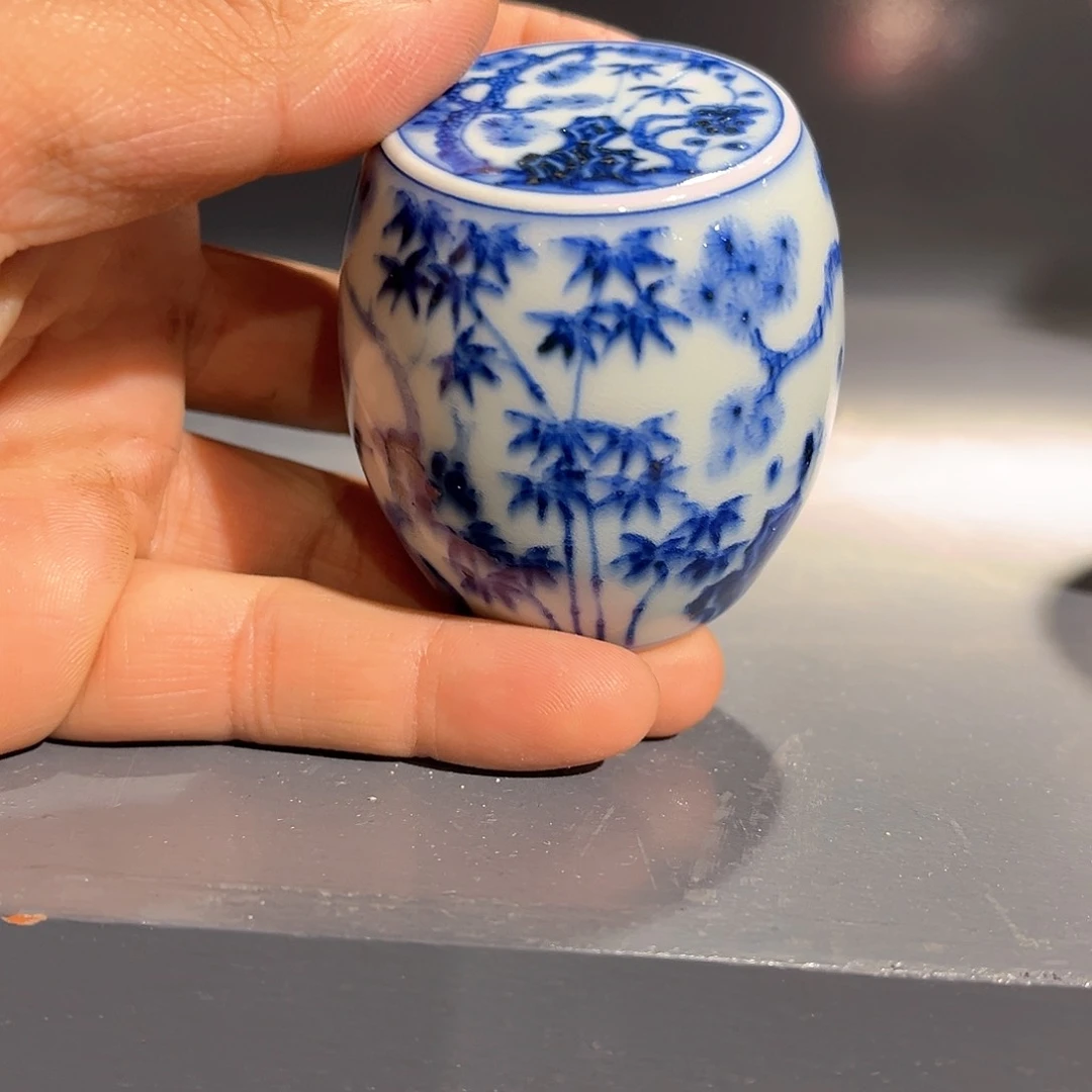 杯青花瓷器青花瓷器