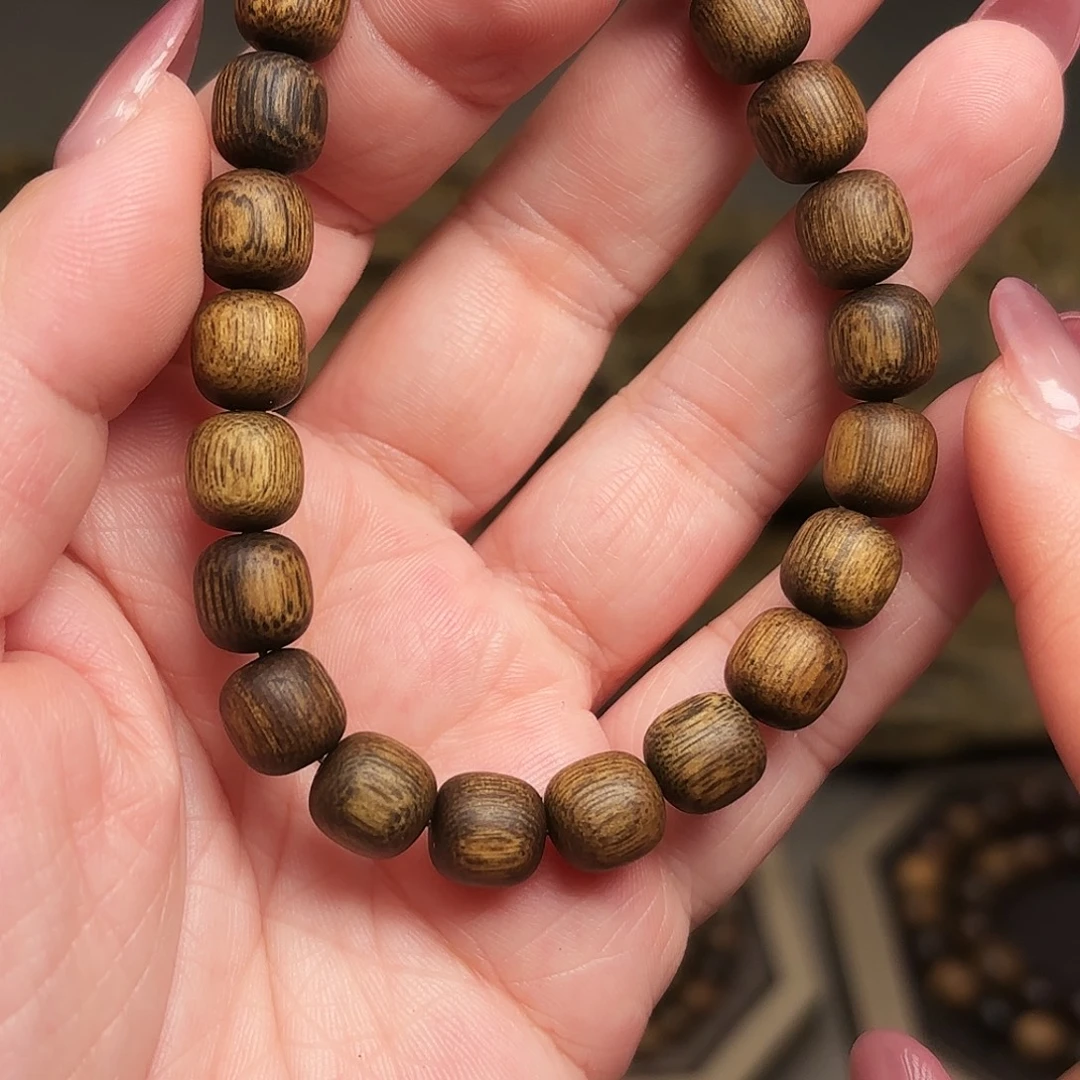 沉香手串越南芽庄黑土沉香08