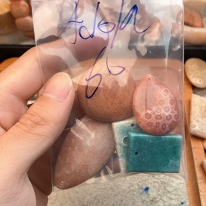 硅化玉颈饰未镶嵌A***a