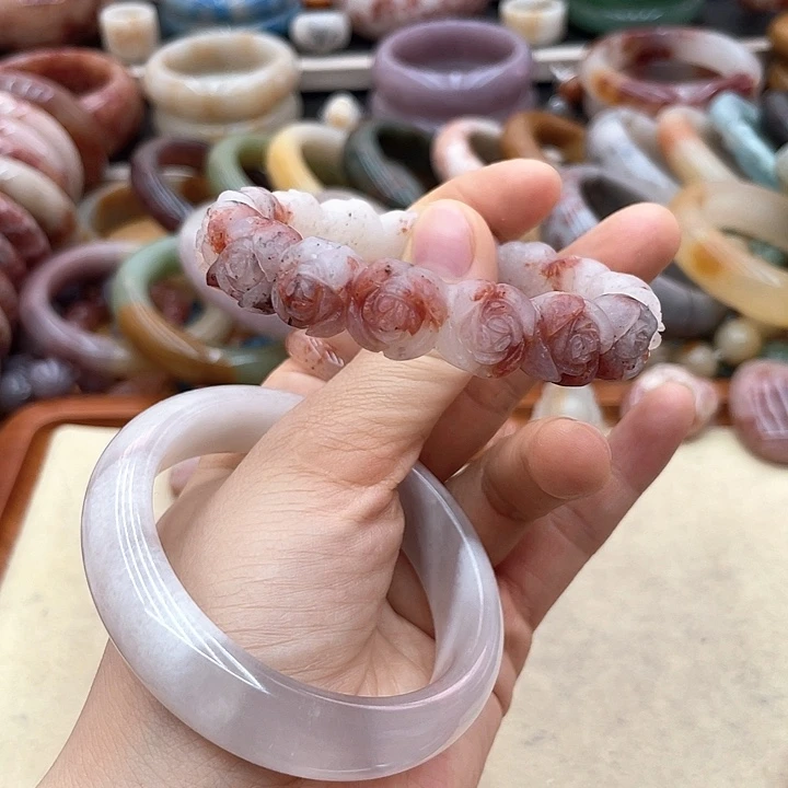 石英质玉圈口57未镶嵌