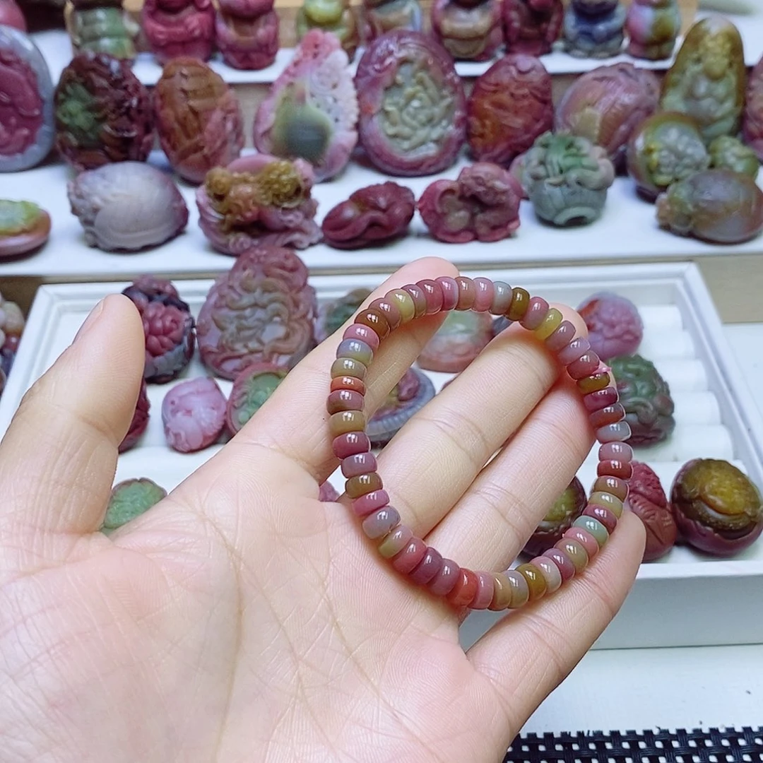 玛瑙/玉髓盐源玛瑙手串未镶嵌