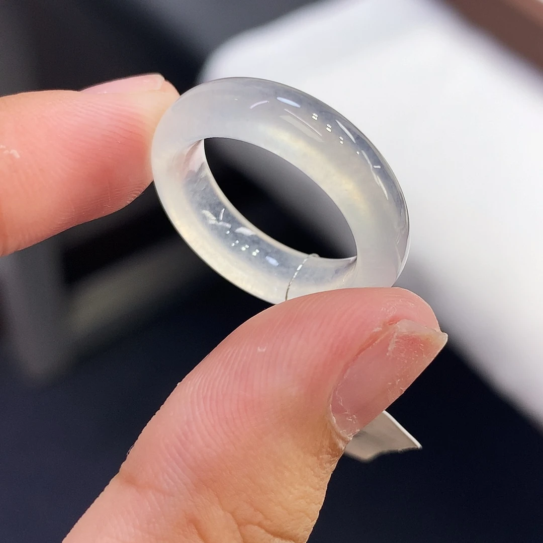 翡翠未镶嵌戒指13号