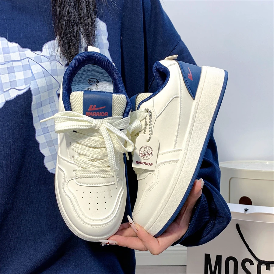 Warrior/回力2025女鞋百搭厚底ins潮流透气运动鞋休闲鞋低帮时尚
