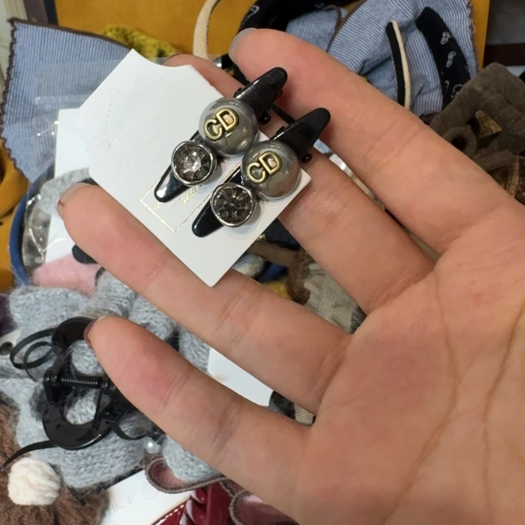 布艺铁合金cd刘海夹