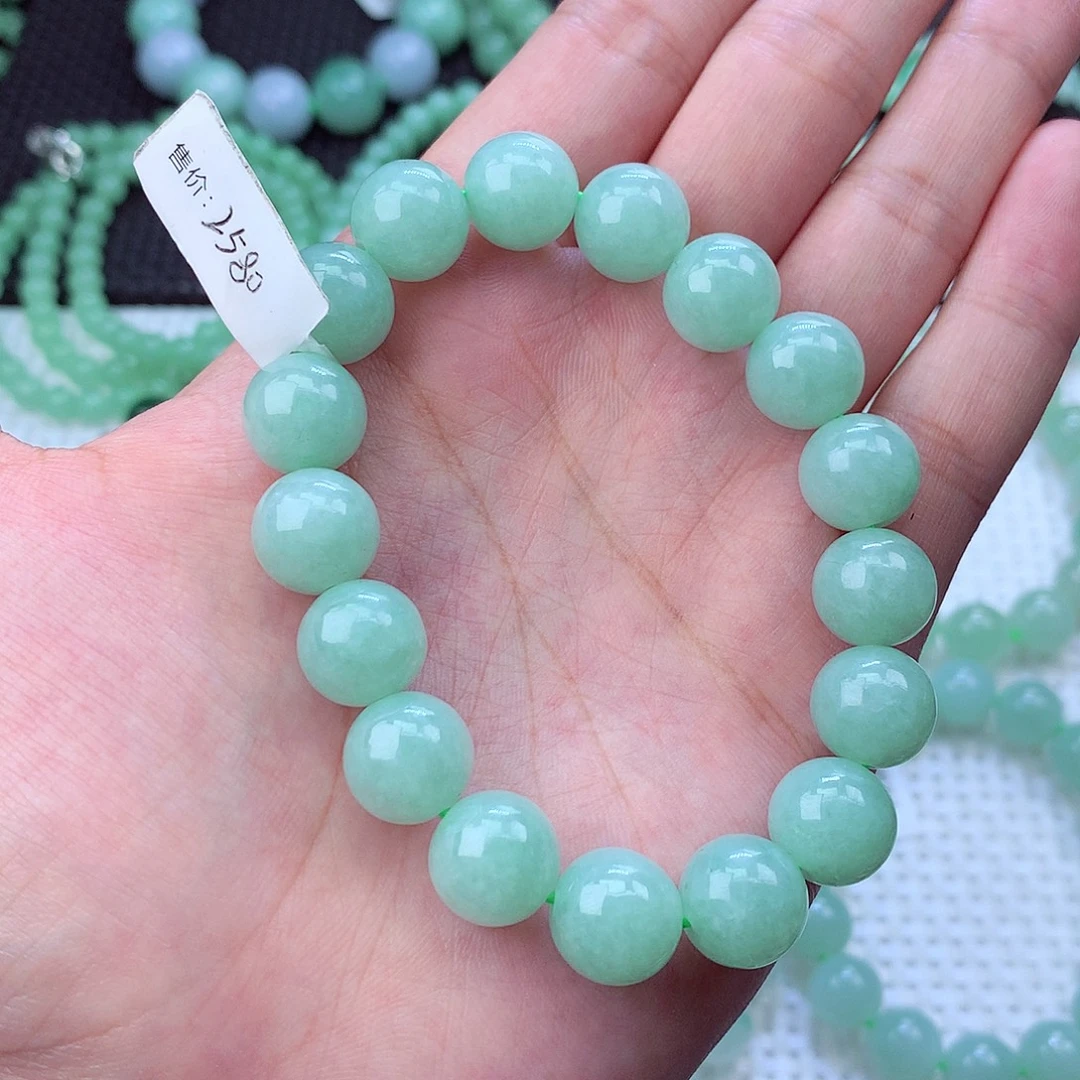 翡翠未镶嵌毛衣链