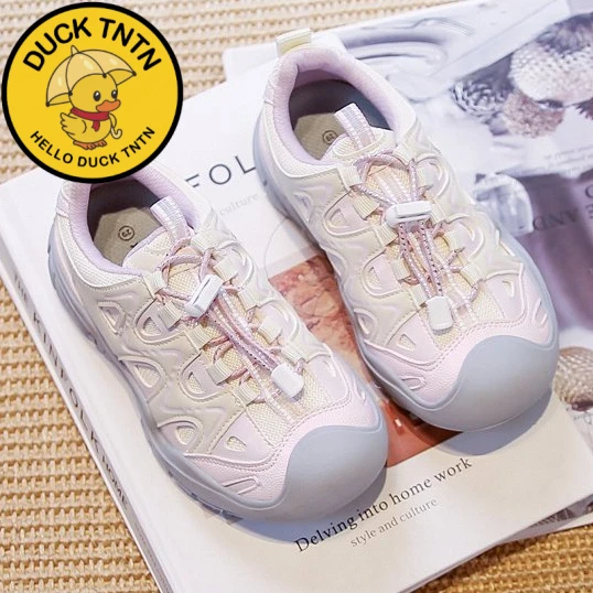DUCKTNTN小黄鸭女童鞋子2025秋季新款韩版运动鞋儿童休闲鞋小学生