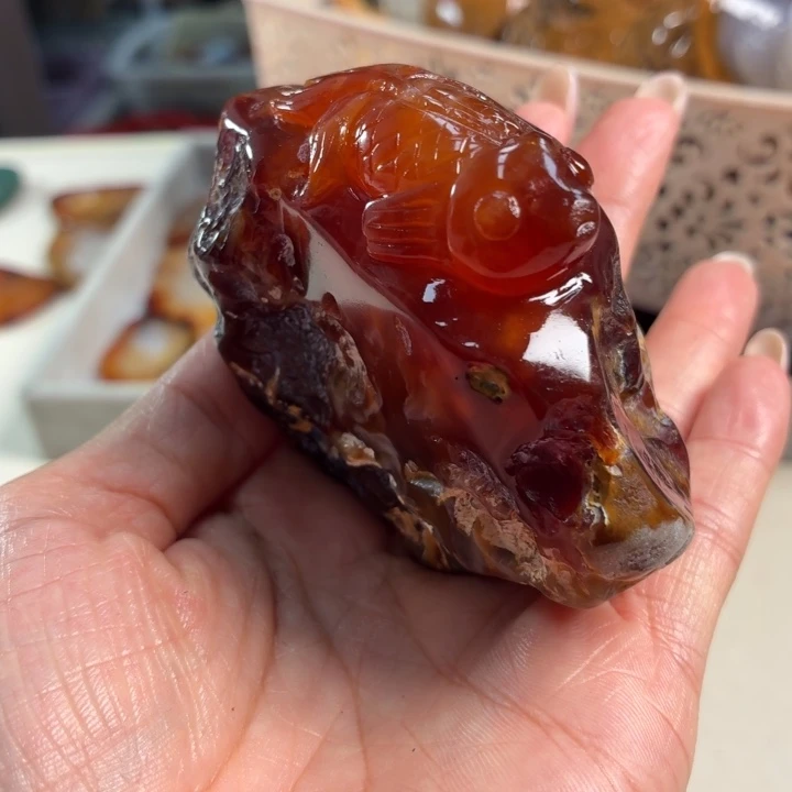 玛瑙/玉髓未镶嵌吊坠(不含链)