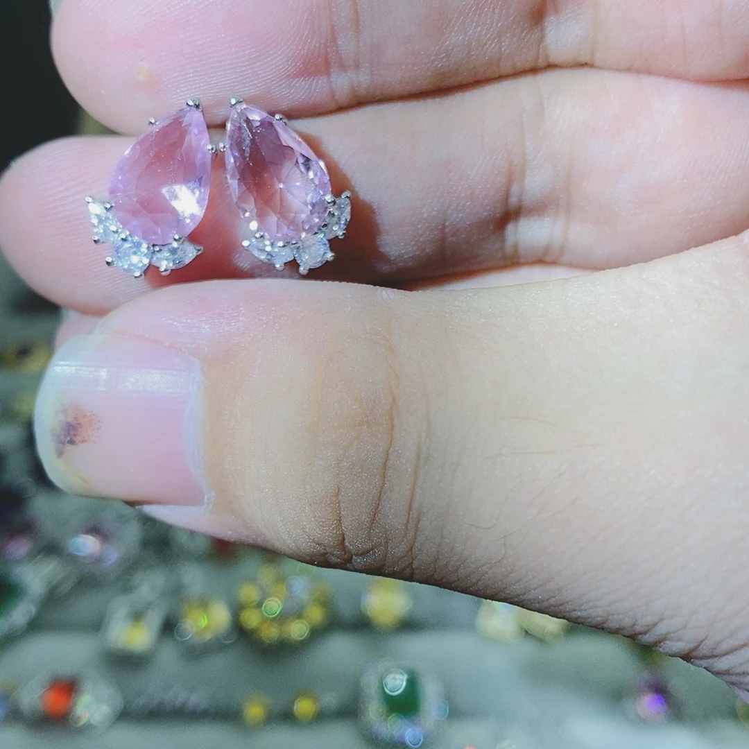 【闪购商品】水晶戒指银S925镶嵌