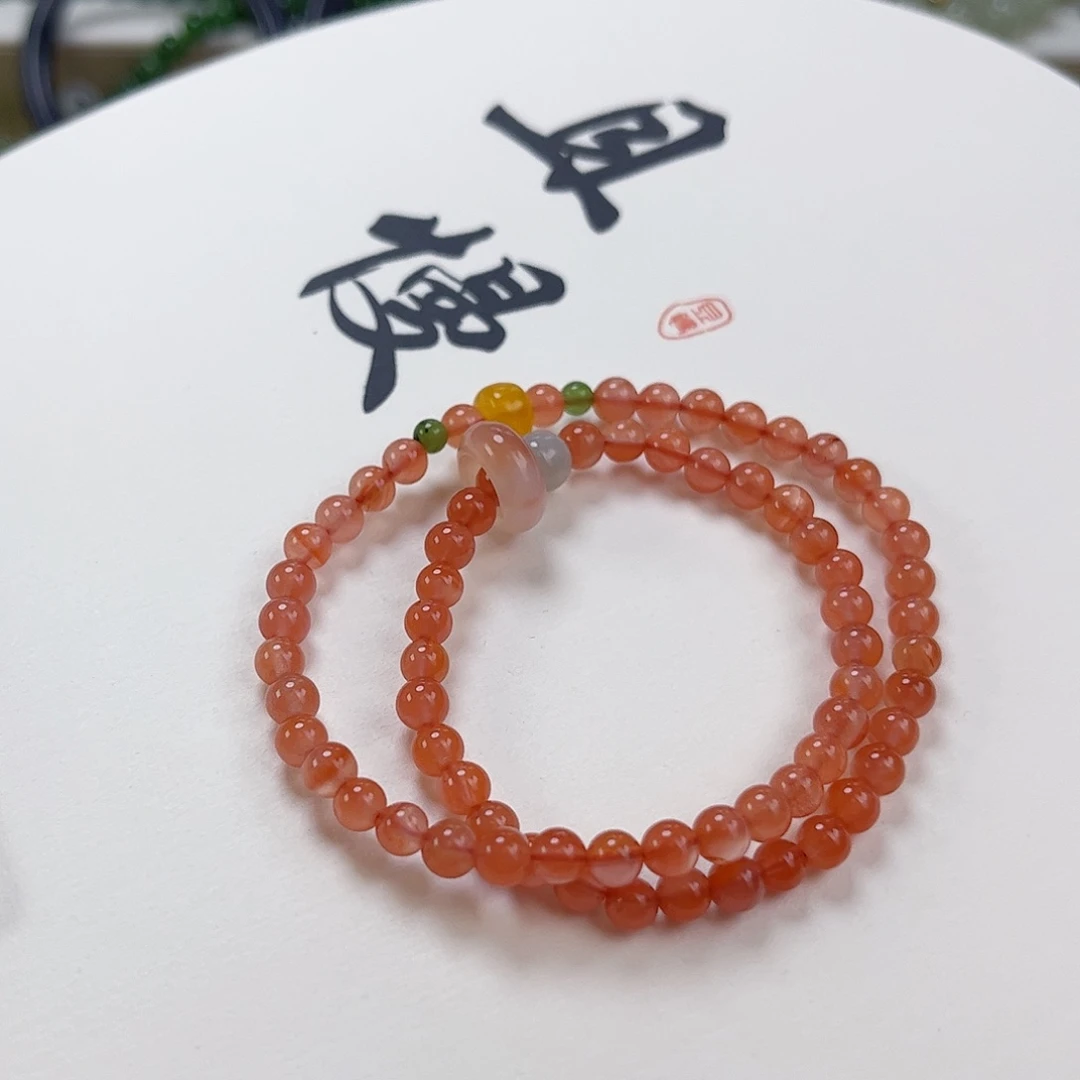 手链未镶嵌南红玛瑙