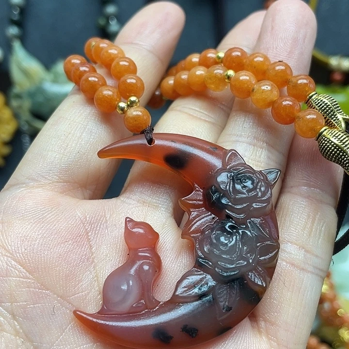 未镶嵌蛇纹石玉颈饰