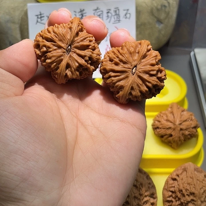 把件文玩核桃111号，41尺全品球疆