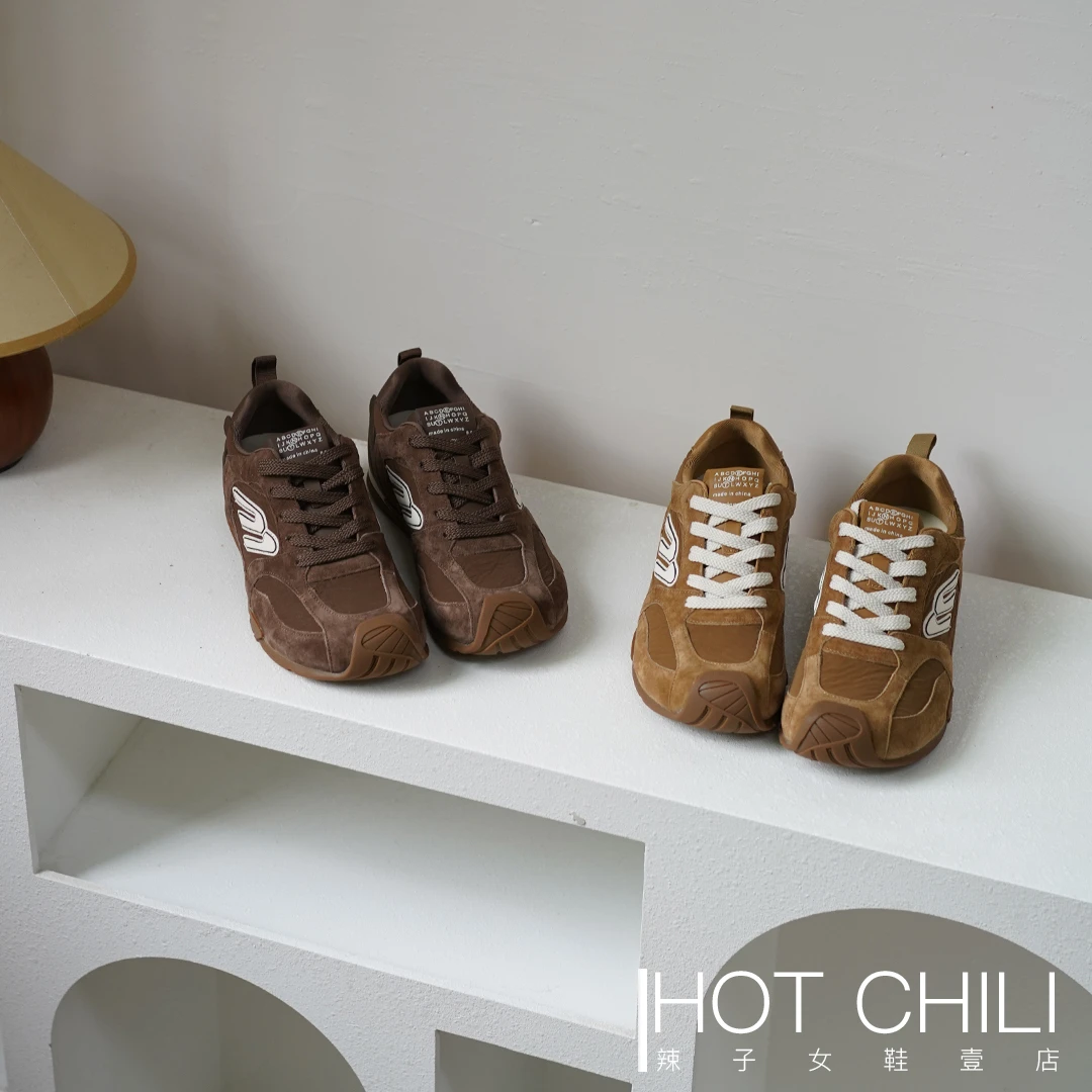 【活动】35-39时尚简约复古反绒面甩头运动休闲鞋德训鞋