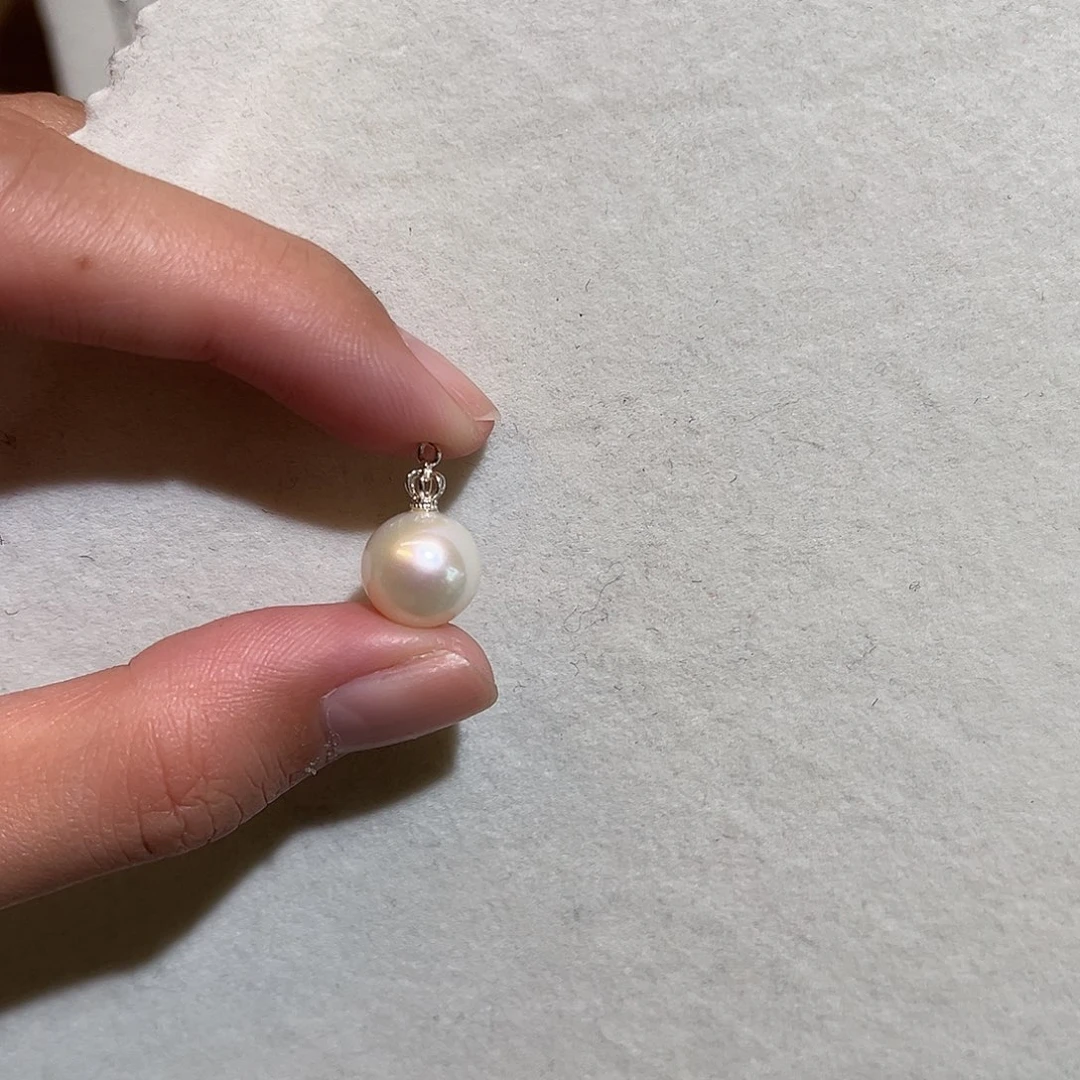 淡水珍珠颈饰银S925镶嵌