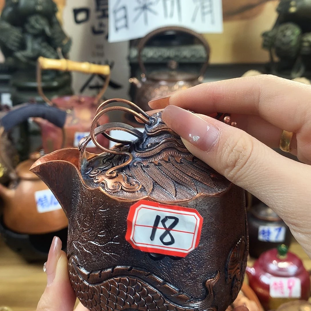 鹰****龙头手抓壶纯铜加厚  全手工