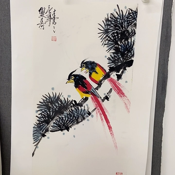 国画手写手绘作品1