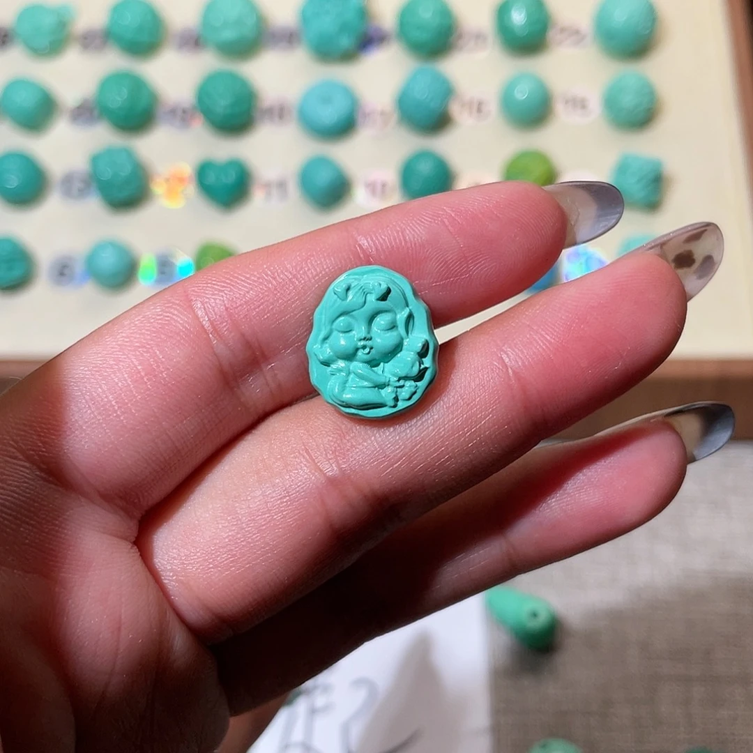 手工雕刻配饰配珠卡13.7