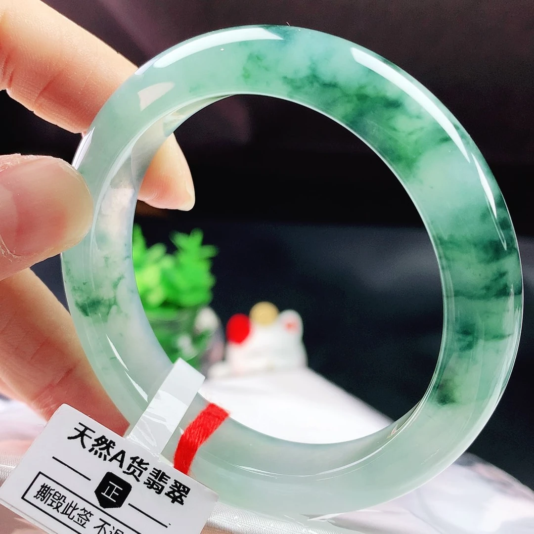 未镶嵌手镯翡翠53圈