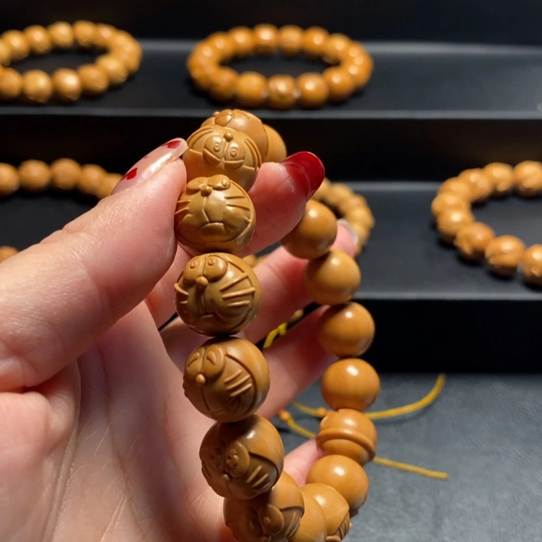 猴头核桃手串苒*机器猫14