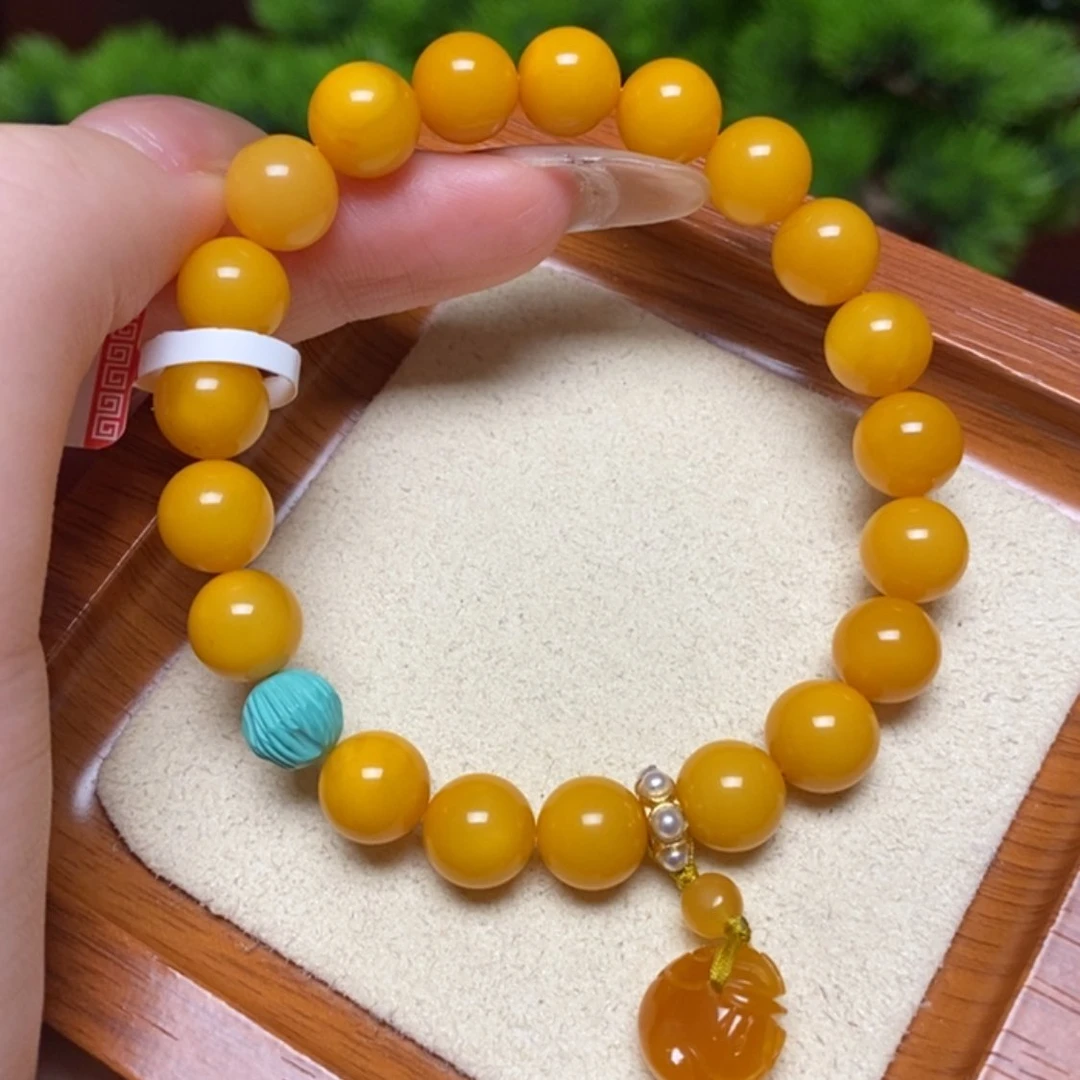 【闪购商品】未镶嵌蜜蜡手链手串