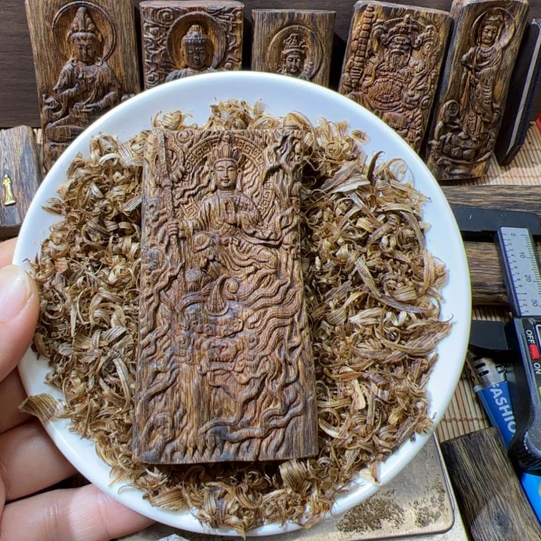 沉香沉香碎屑乌身地藏王23.9克