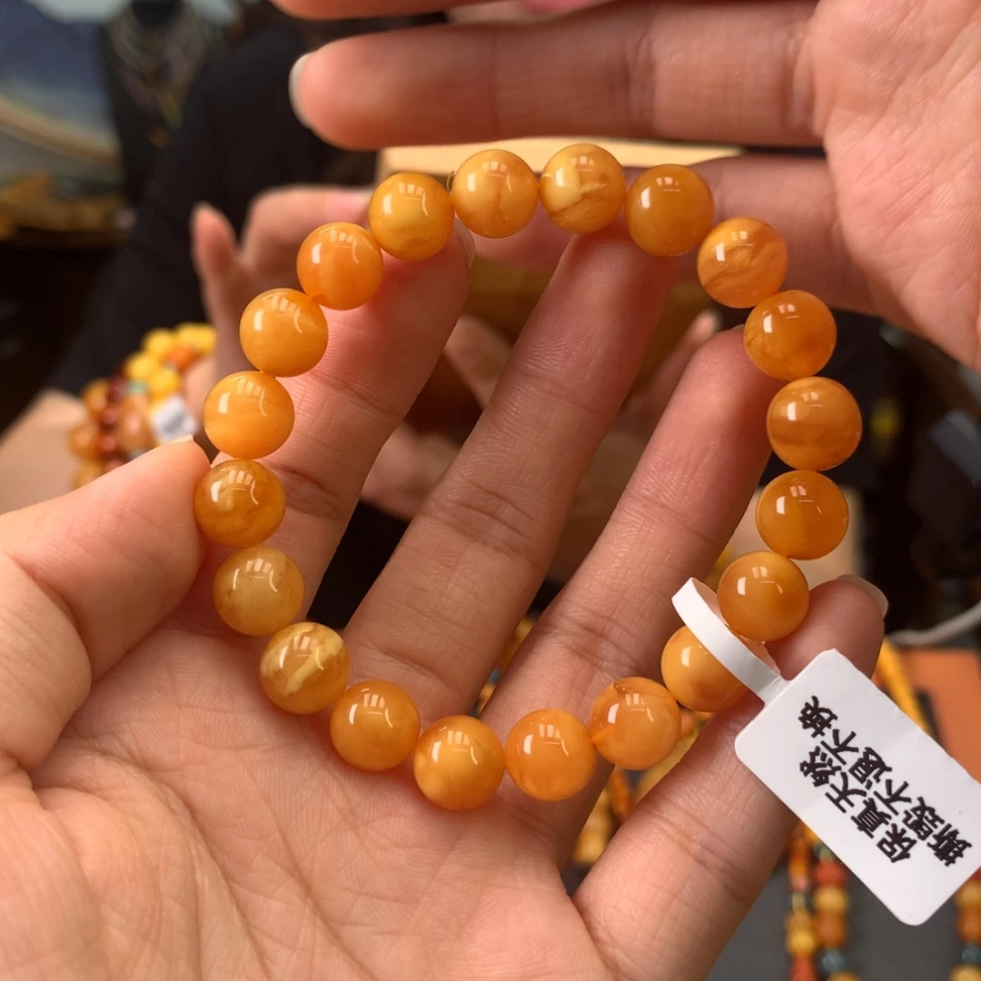 手串琥珀未镶嵌天然