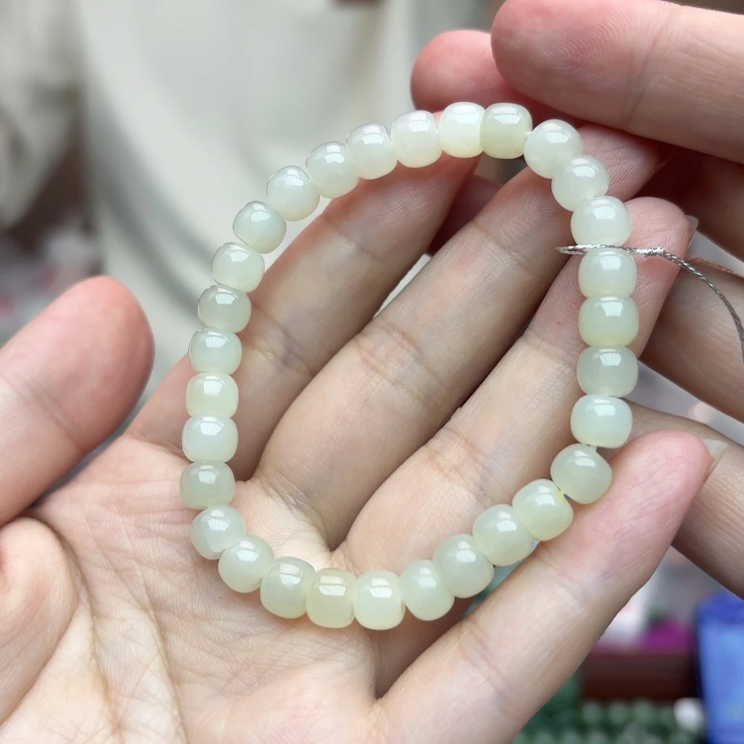 和田玉手串未镶嵌