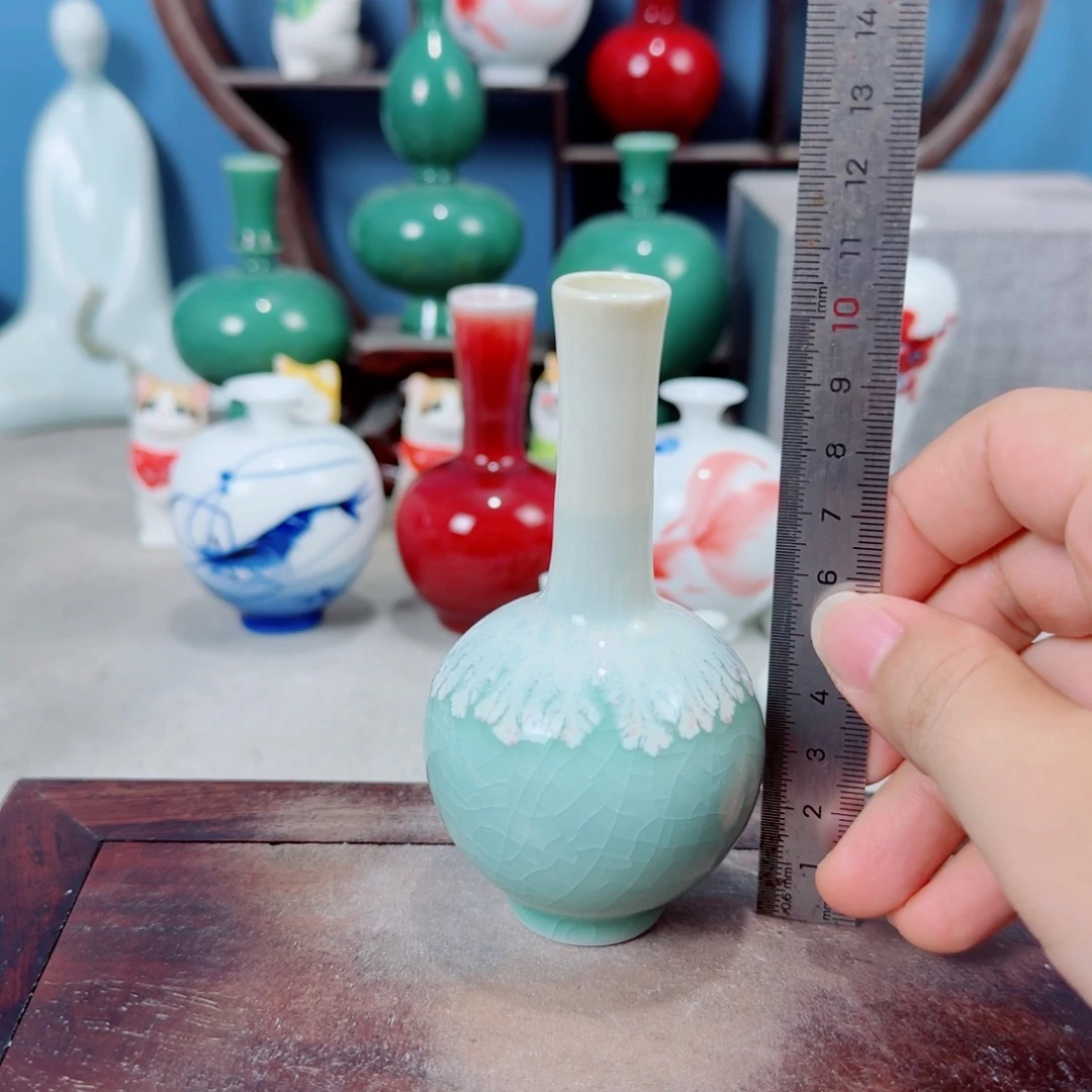 陶瓷手工小花器摆件