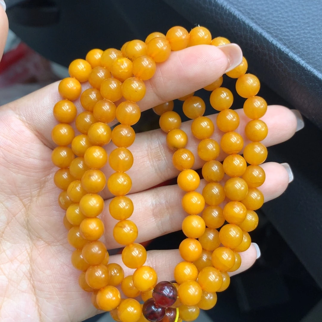 琥珀未镶嵌珠宝奇石7.5mm