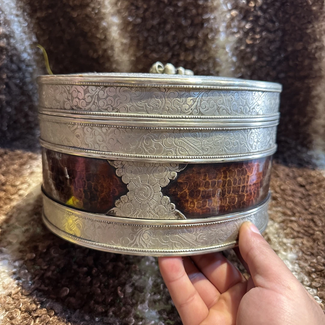 桌面收纳盒牙签盒木质时尚盒子文玩国风浮雕摆件创意