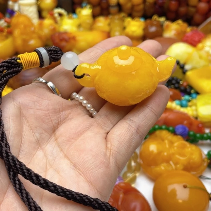 树脂制品52号把把壶手把件