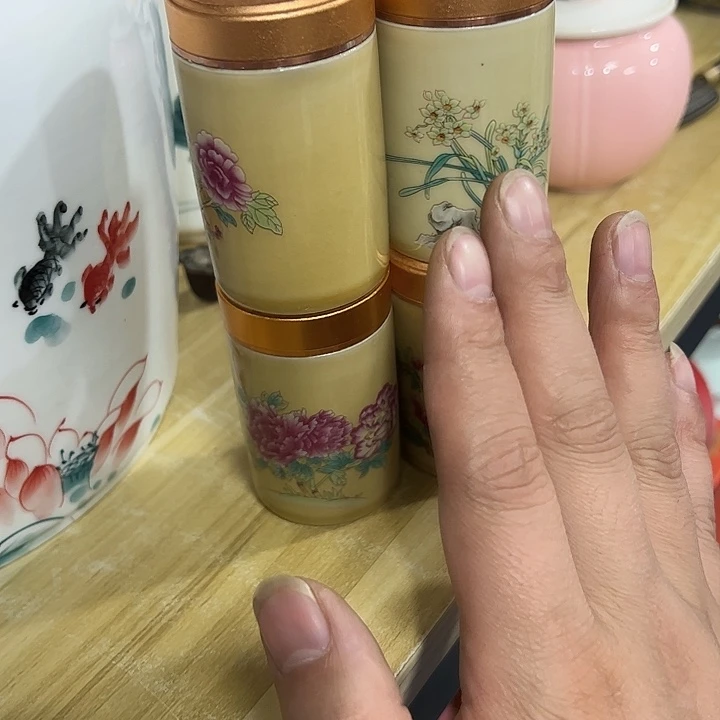 茶叶罐陶瓷家用储物罐瑕疵福利品介意勿拍