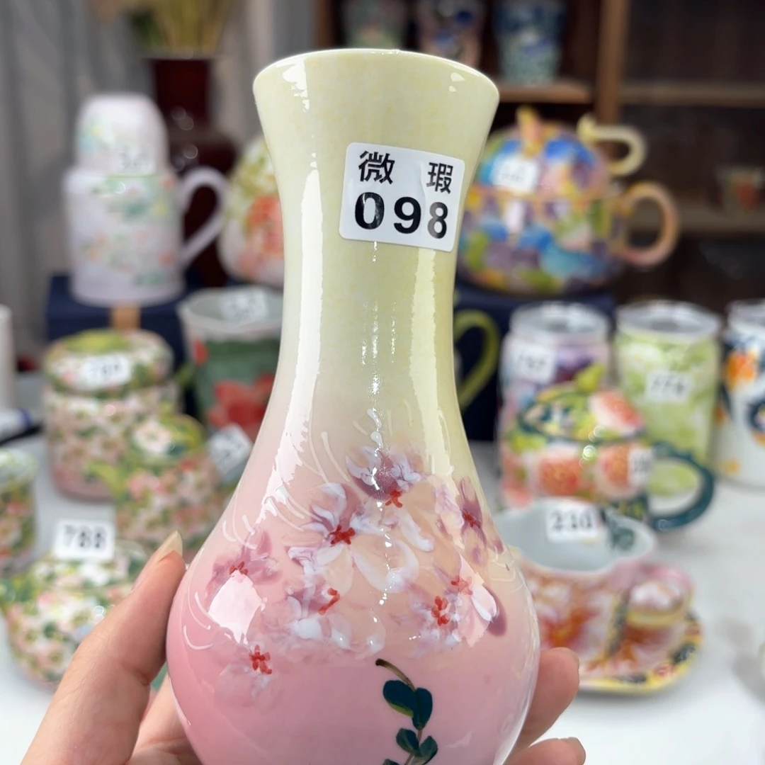 景德镇手绘高温釉下彩陶瓷茶具