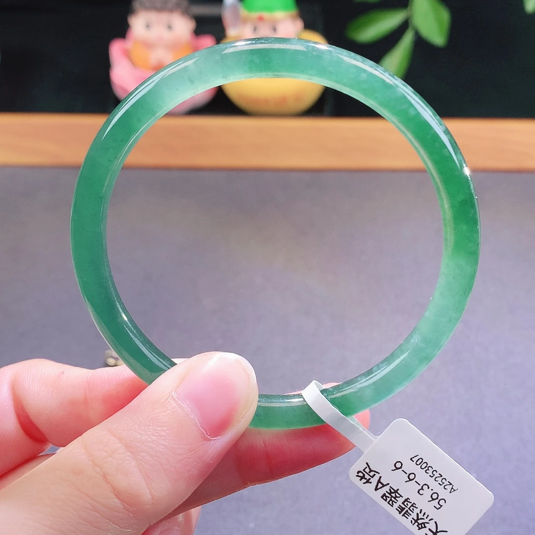 翡翠未镶嵌手镯天然翡翠