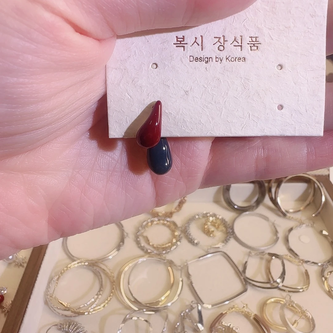 仿珍珠铜合金925银耳钉