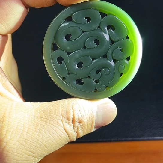 和田玉（碧玉）吊坠未镶嵌