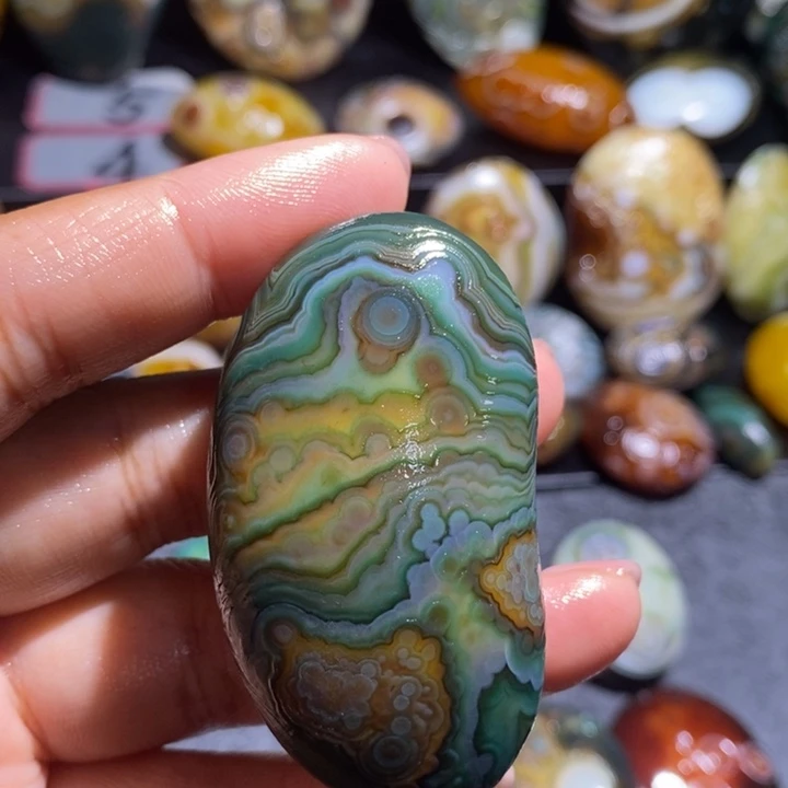 玛瑙/玉髓未镶嵌吊坠(不含链)73