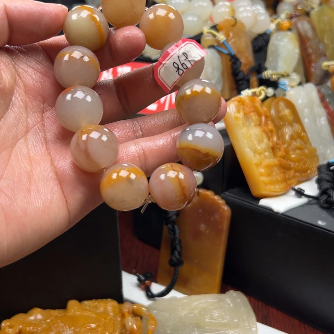 石英质玉（黄龙玉）未镶嵌多样性发货，发其一
