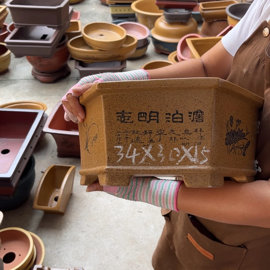 紫砂花盆盆景艺术