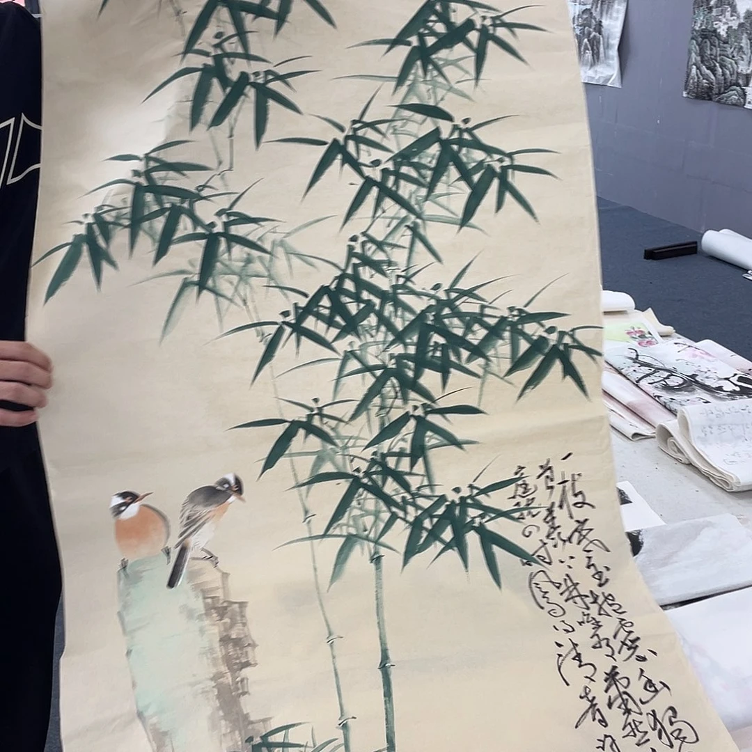 国画纯手绘字画宣纸