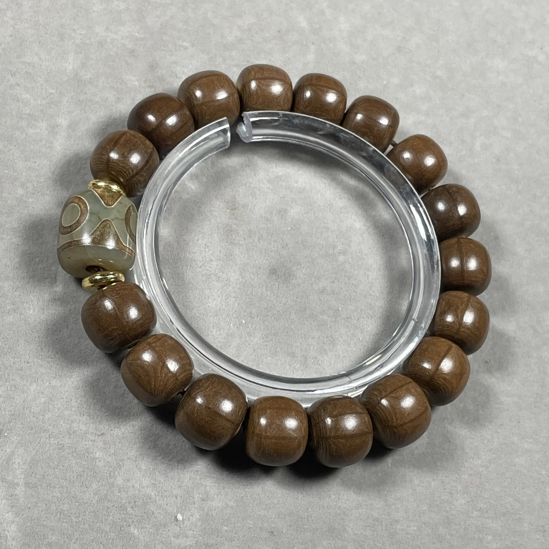 A959六道木1.2单圈鼓珠配饰款单圈手串 （底色多样发其一）