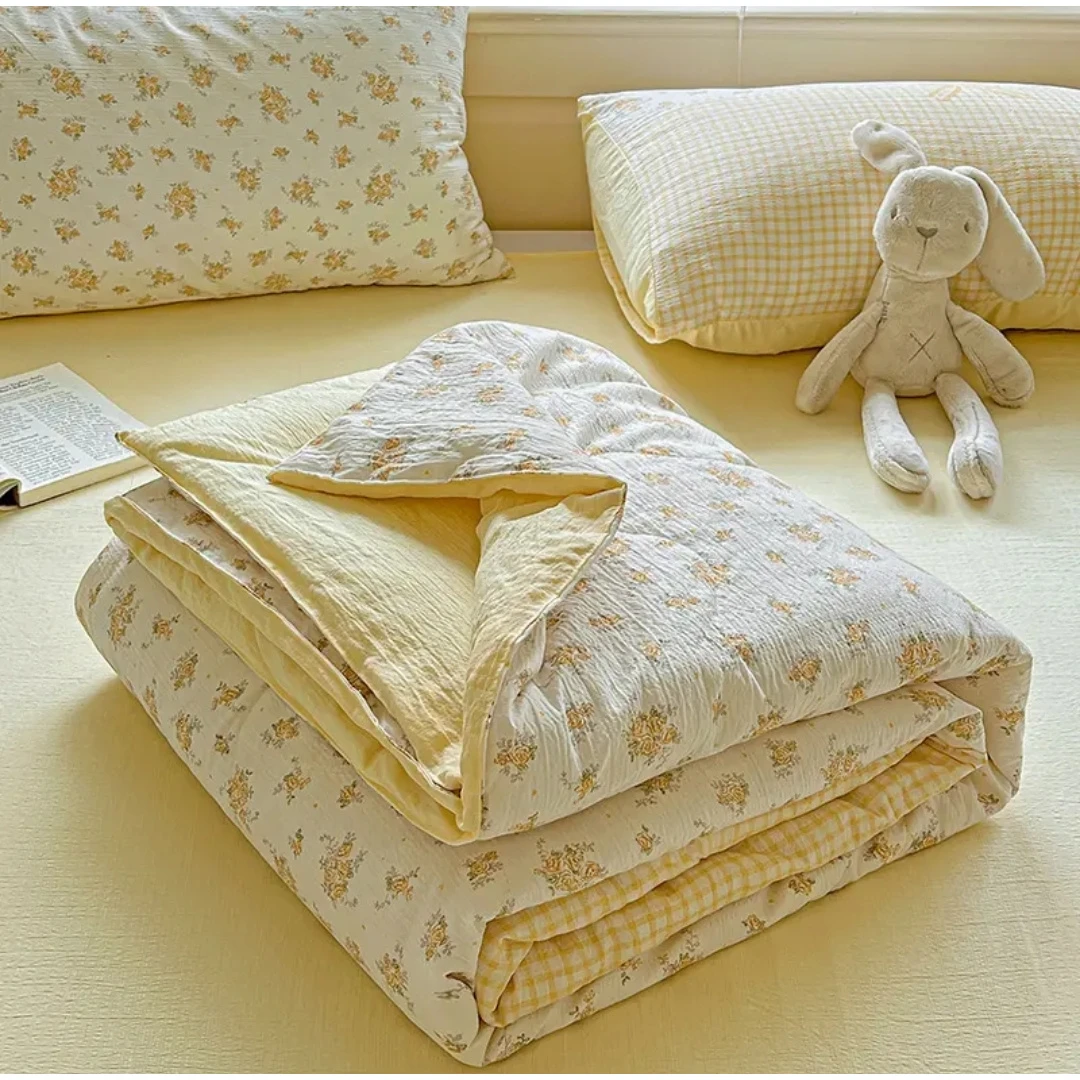 【微瑕疵】水洗针织磨毛棉被罩 木棉 田园 200X230