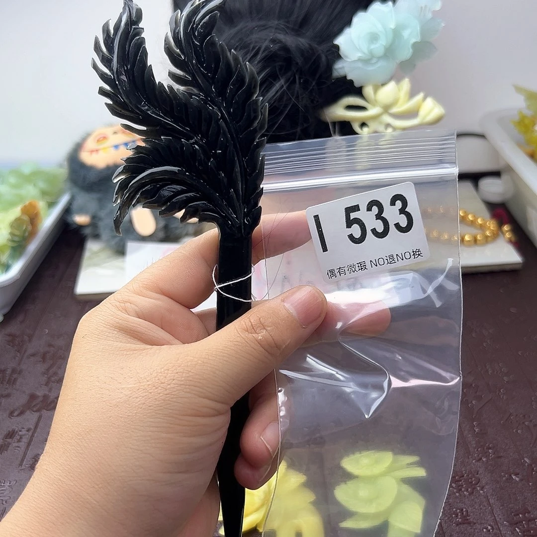 合金蛇纹石玉发饰?****?