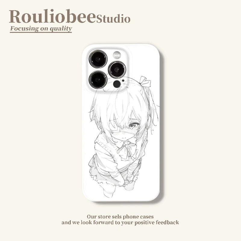 夕与空六花哭泣适用苹果16promax菲林手机壳华为vivo小米15oppo套