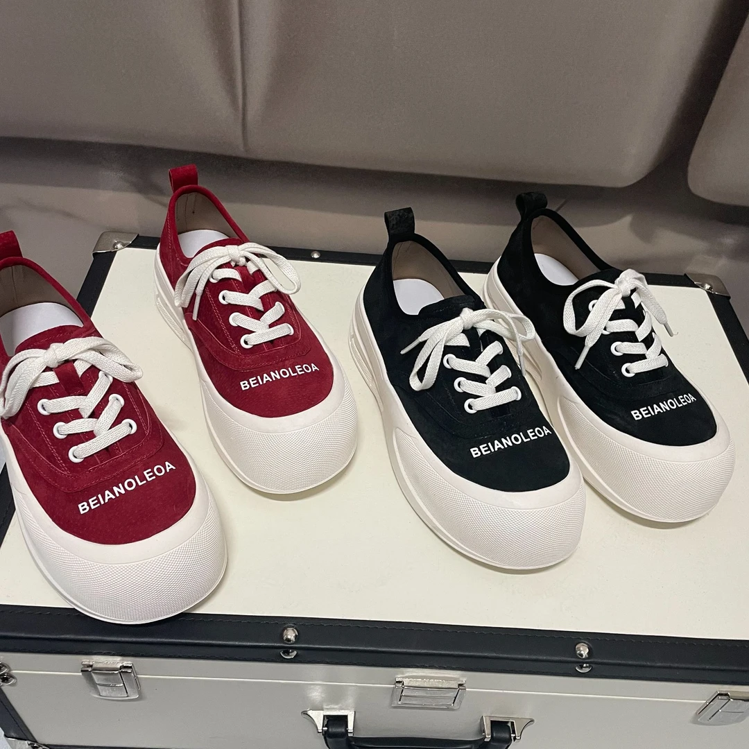 2926-1法娜微高端定制女鞋透气低帮韩版时尚潮牌饼干鞋系带百搭