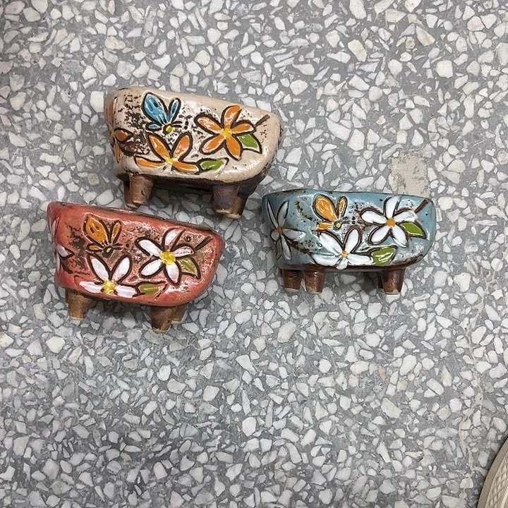 紫砂花盆粗陶材质多肉花盆