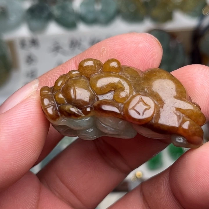 颈饰未镶嵌翡翠貔貅